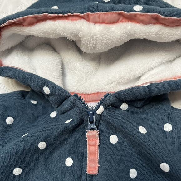 Carter's Fleece Lined Hoodie Sweatshirt Size 18m - Picture 3 of 5